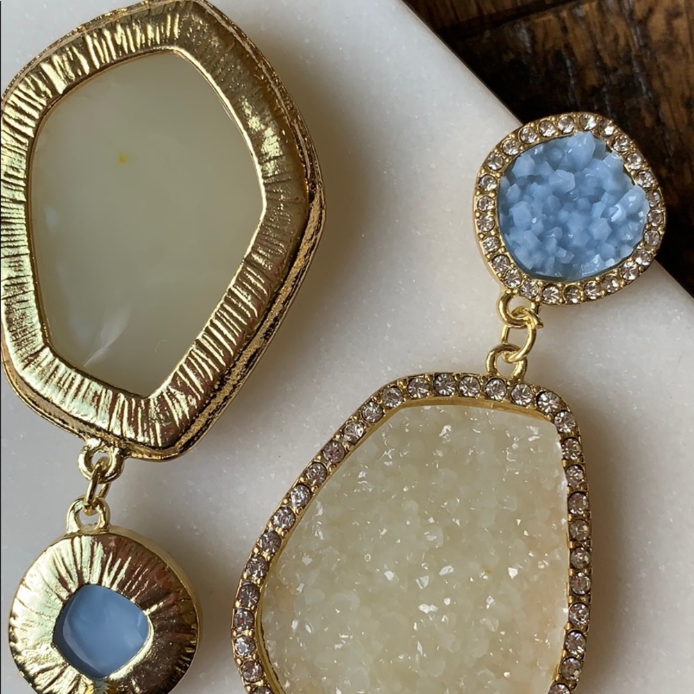 Last Pair 🌟 Druzy Drop Earrings - Picture 2 of 2
